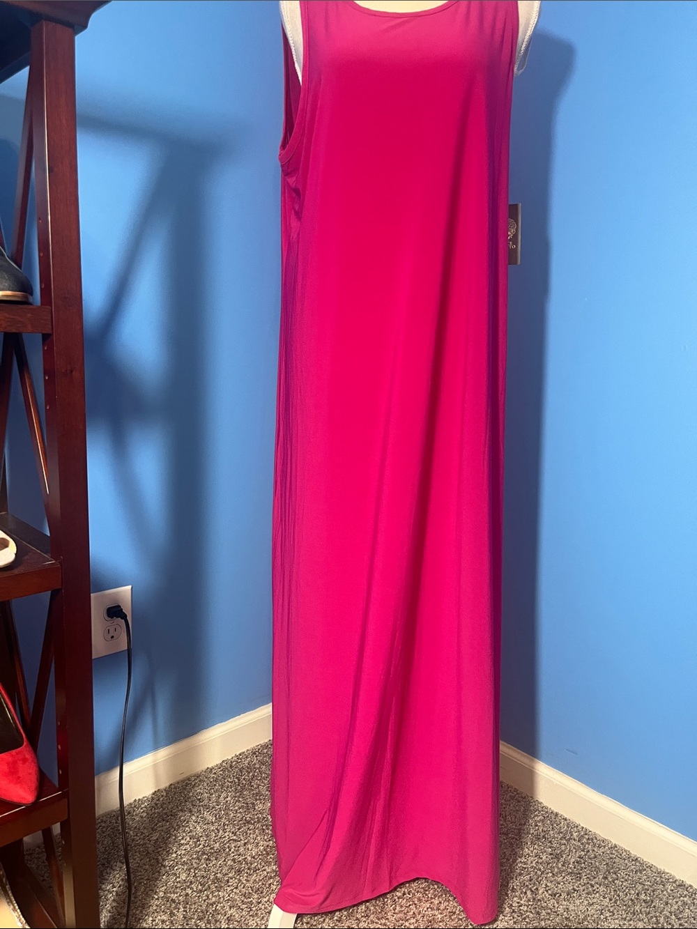 Vince Camuto Sleeveless Keyhole-Back Maxi Dress, Size XL